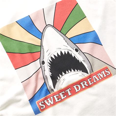 Saint Laurent Sweet Dreams Shark Tee White 